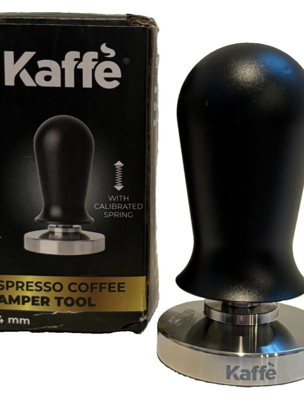 Kaffe Espresso Coffee Tamper With Spring 54mm Stainless Steel Barista Tool